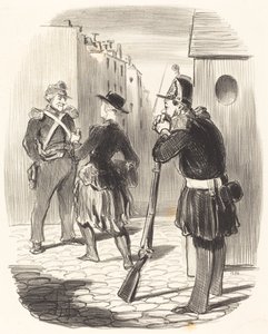 あのクソピゴカード… 作： Honoré Daumier
