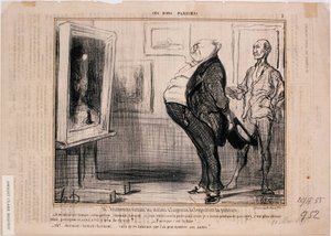 これらのBonsParisiens- M.Prudhommeがワークショップを訪問しています... 作： Honoré Daumier