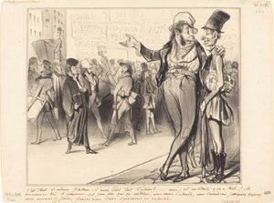 これほど多くの生徒を生んだことは、まったく同じように光栄です!... 作： Honoré Daumier