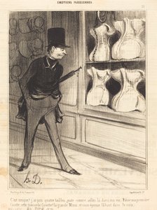 ユニークです！ 私は4つのサイズを取りました... 作： Honoré Daumier