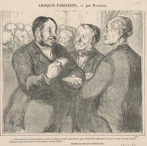 あのバカなデュブランカート… 作： Honoré Daumier
