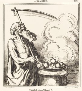 大物が熱い！ ホット！... 作： Honoré Daumier