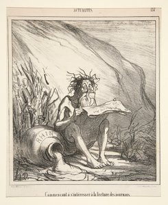 コメンカント 作： Honoré Daumier