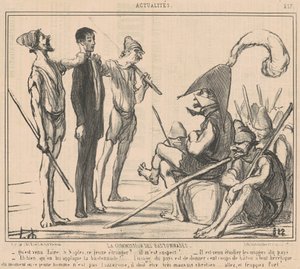 むち打ち委員会 作： Honoré Daumier