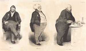 ポルタリス伯爵 - バッサーノ公爵 - モンロジエ伯爵 作： Honoré Daumier