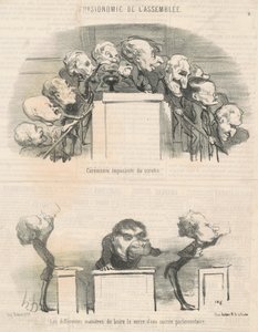 グランド・バロット・セレモニー 作： Honoré Daumier