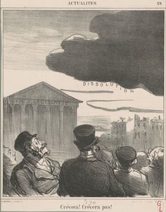 クレベラ！ クリーブではありません！ 作： Honoré Daumier