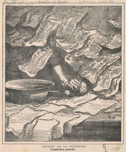コミューン令 作： Honoré Daumier