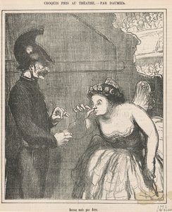 女神だが誇りに思っていない 作： Honoré Daumier