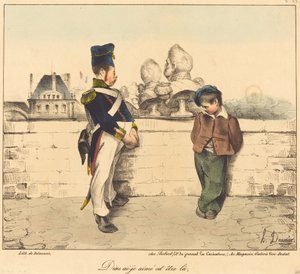 神よ、私はこの存在を愛していました 作： Honoré Daumier