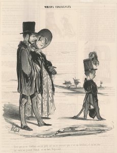 少しの空気でよちよち動くと言うには... 作： Honoré Daumier