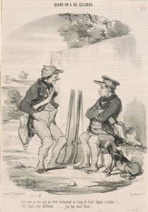 撃てなかったとは… 作： Honoré Daumier