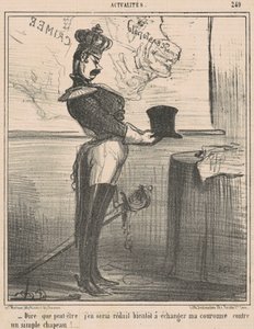 多分私はそれに還元されるだろうと言うために... 作： Honoré Daumier