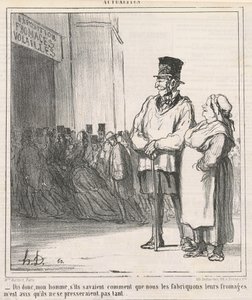 彼らが知っていれば... 作： Honoré Daumier