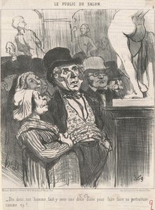言う、私たちの男、しなければならない... 作： Honoré Daumier