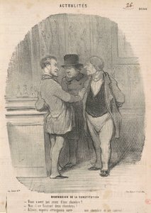 憲法の議論 作： Honoré Daumier