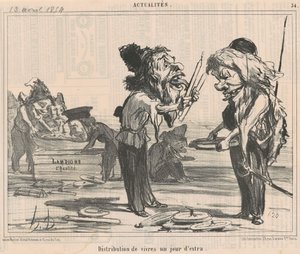 余分な日の食糧配給 作： Honoré Daumier