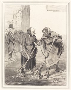 言って、マメ・ジブラード... 作： Honoré Daumier