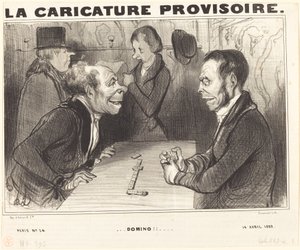 ドミノ！！ 作： Honoré Daumier