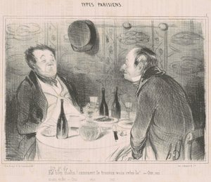 まあ賢い！ どうやってこれを見つけますか！ 作： Honoré Daumier