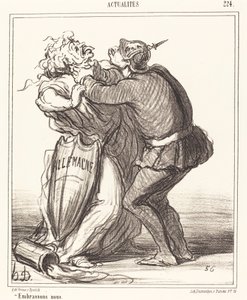 キスしよう 作： Honoré Daumier