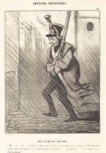 パリの感情: 派閥の犠牲者 作： Honoré Daumier