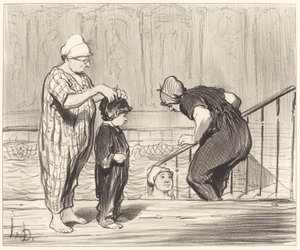 家族と 作： Honoré Daumier