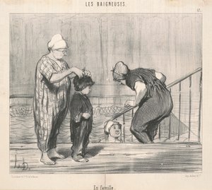家族と 作： Honoré Daumier