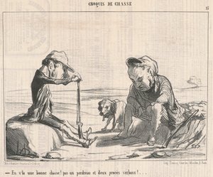 これでいい狩りだ！ ... 作： Honoré Daumier