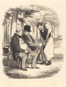 少なくとも、あなたのワインは良いですか!... 作： Honoré Daumier