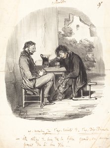 元Dix-December元社会の元メンバー 作： Honoré Daumier