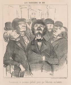 新しい天井を調べています... 作： Honoré Daumier