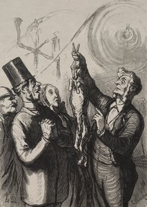 万国博覧会：10分でジベロッテと帽子が完成 作： Honoré Daumier