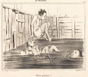 間違った場所!!! 作： Honoré Daumier