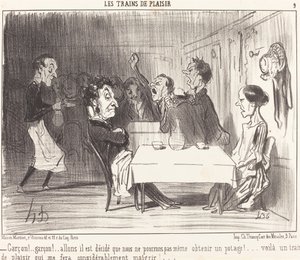 坊っ…坊っちゃん…行こう、決まってる… 作： Honoré Daumier