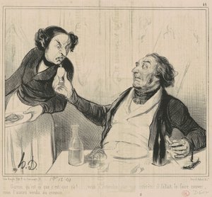 少年、それは何ですか... 作： Honoré Daumier