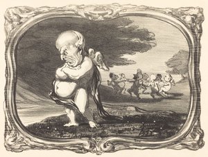 O.の盛衰。 ビーム 作： Honoré Daumier