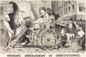 憲法のGrrrrand移転 作： Honoré Daumier