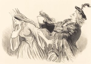 ハムレット 作： Honoré Daumier