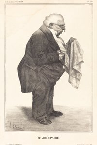 困った父 作： Honoré Daumier
