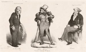 Huguet de Sémonville - Robert Macaire (Thiers) - Count Roederer 作： Honoré Daumier