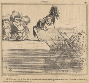 私はちょうど持っていたことを認めなければなりません... 作： Honoré Daumier