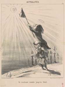 彼らは太陽まで消したい 作： Honoré Daumier