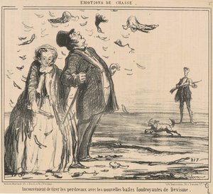 ヤマウズラを撃つデメリット… 作： Honoré Daumier