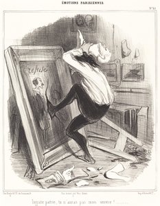 恩知らずの祖国よ、あなたは私の仕事を手に入れられないでしょう!... 作： Honoré Daumier