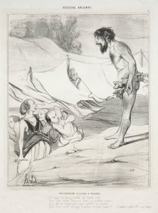 ナウシカへのユリシーズの紹介 作： Honoré Daumier