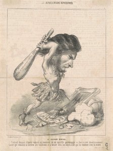 J. マルシャル ビノー (2 皿目) 作： Honoré Daumier