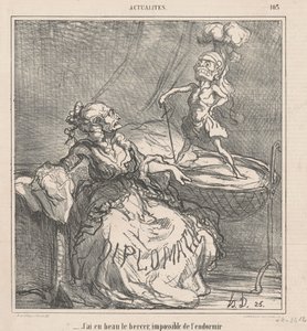 私は彼を揺さぶった... 作： Honoré Daumier