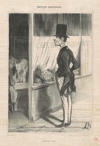 私は3セント持っています 作： Honoré Daumier