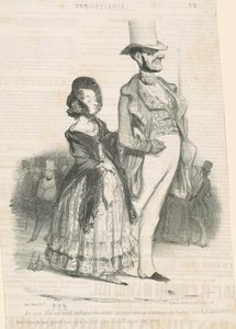 私は自分自身に言います 作： Honoré Daumier